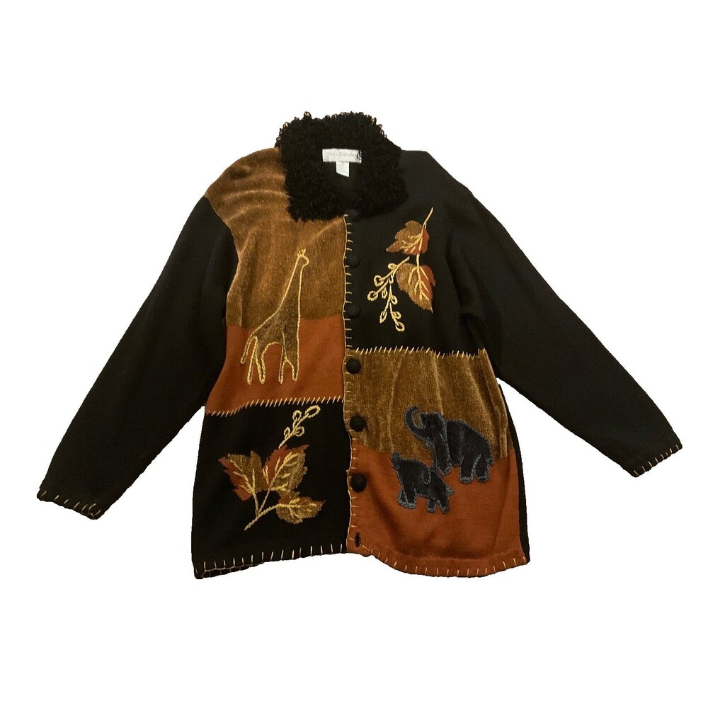 Vintage Peter Valentine Cardigan Women’s Size 2x